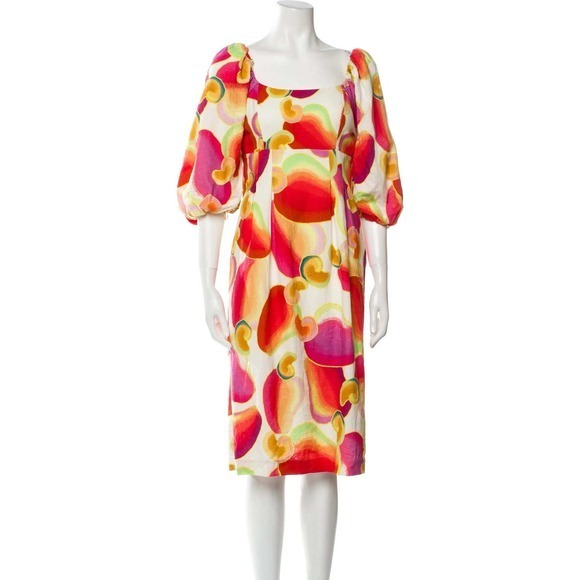 FARM Rio Dresses & Skirts - Farm Rio Linen Midi Length Dress - Size M‎ - NWT